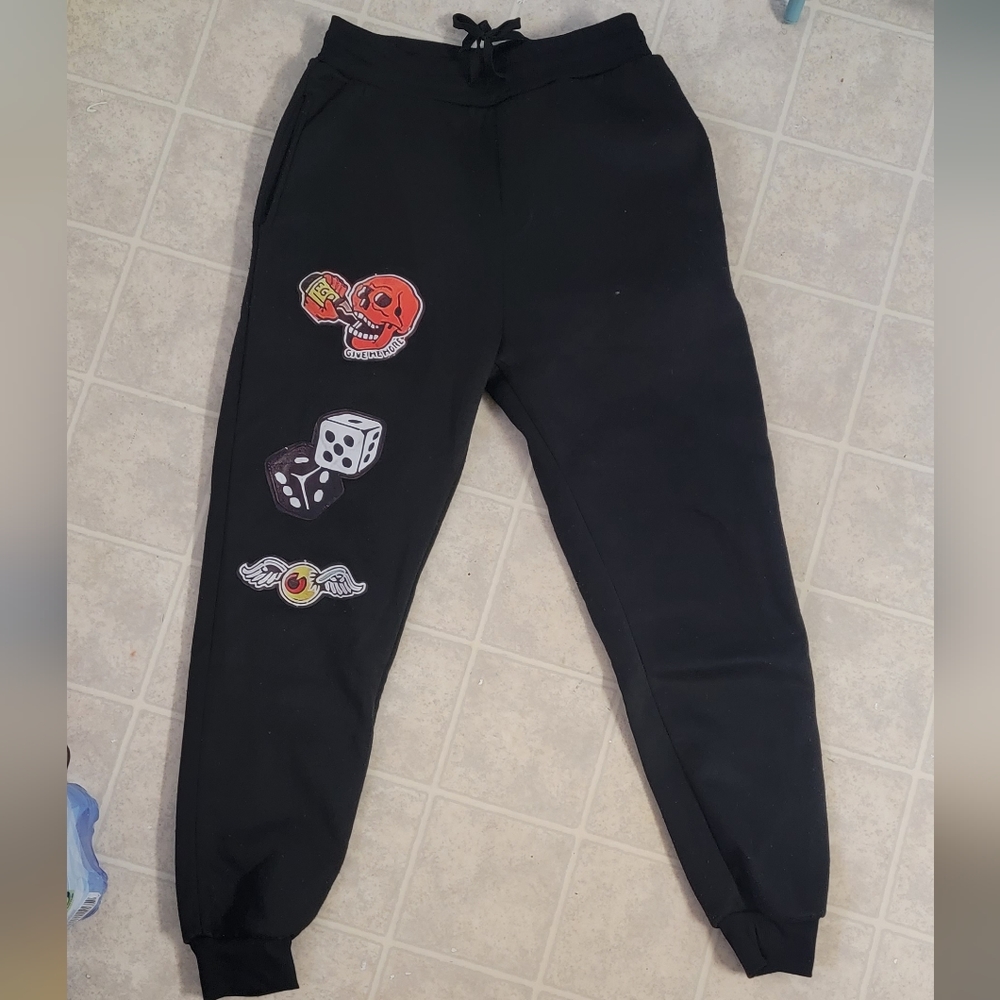 Black sweatpants